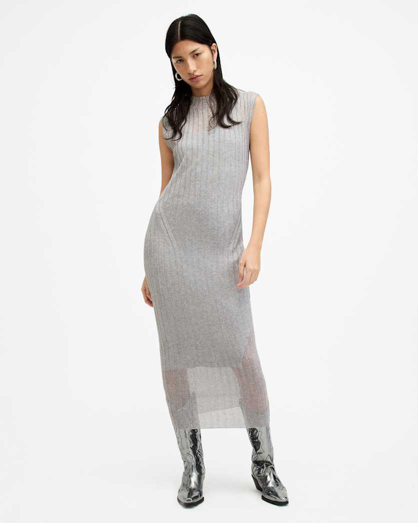 Patrice 2-In-1 Ribbed Midi Dress by ALLSAINTS