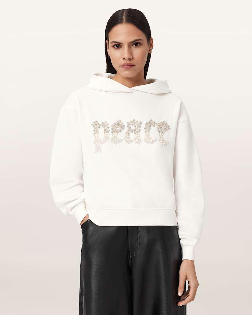Peace Pippa Embellished Hoodie by ALLSAINTS
