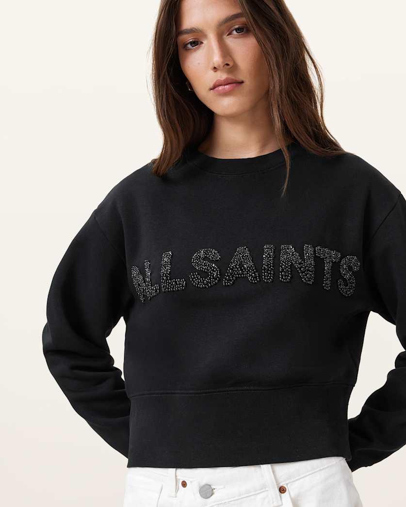 Pearl Separo Sequin Sweatshirt by ALLSAINTS