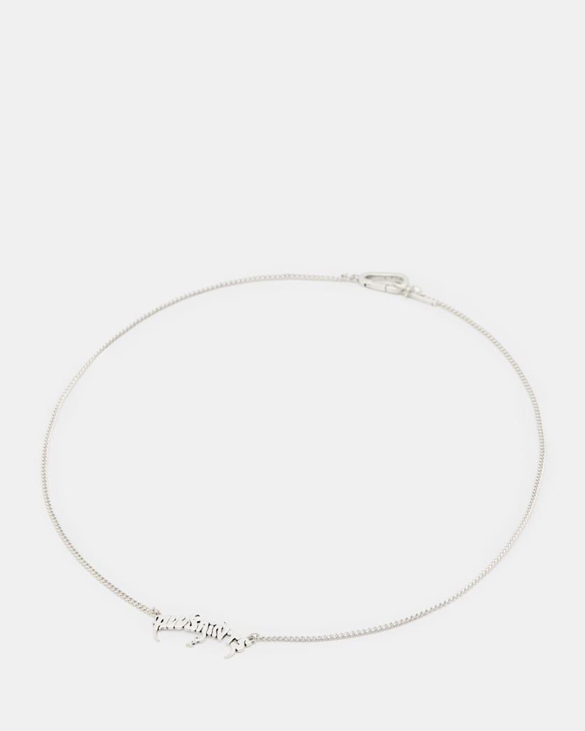 Phang Sterling Silver Logo Necklace by ALLSAINTS