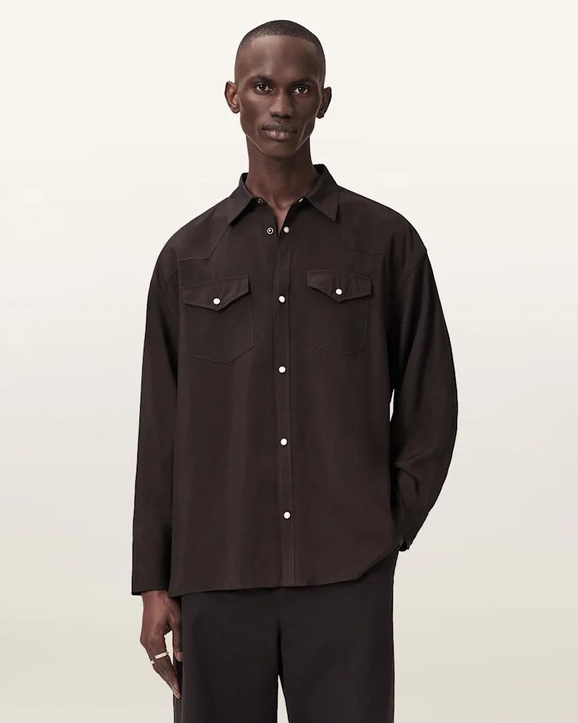 Pickett Oversized Long Sleeve Shirt by ALLSAINTS