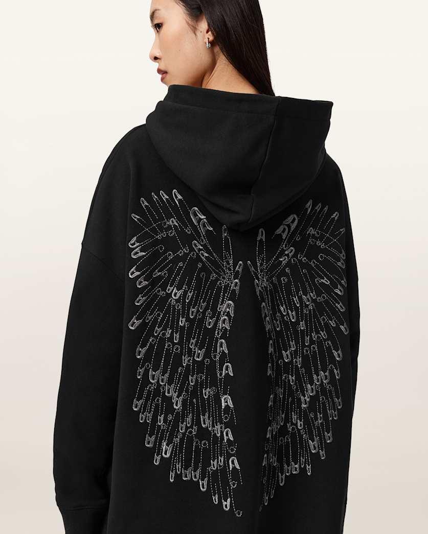 Pins Oversized Ettienne Hoodie by ALLSAINTS