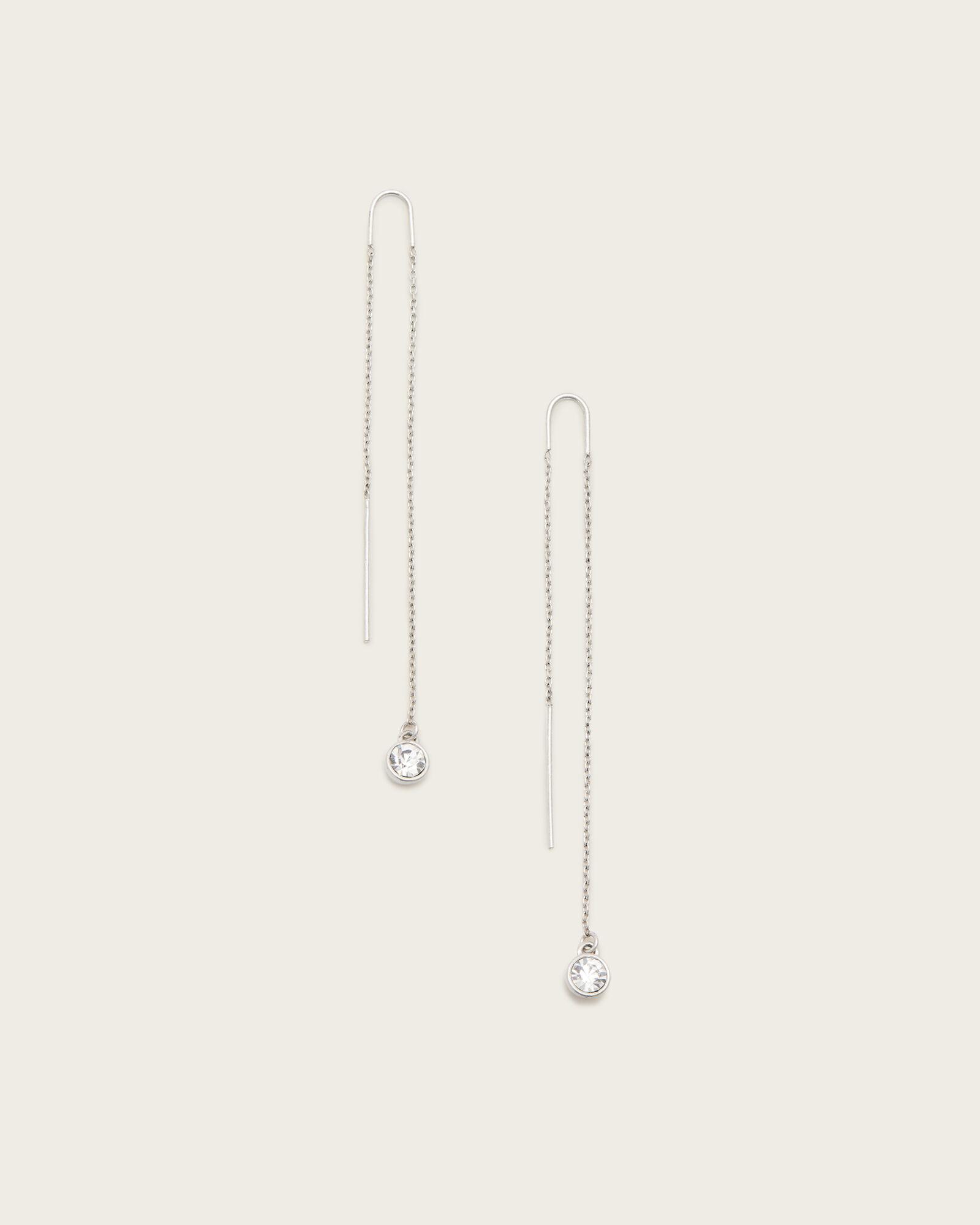 Pippa Crystal Threader Earrings by ALLSAINTS