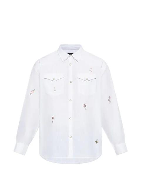 Portman floral-embroidered shirt by ALLSAINTS