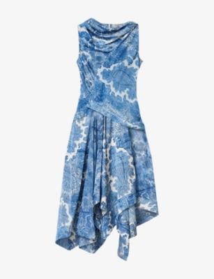 Prue Floral-Print Stretch-Woven Maxi Dress by ALLSAINTS