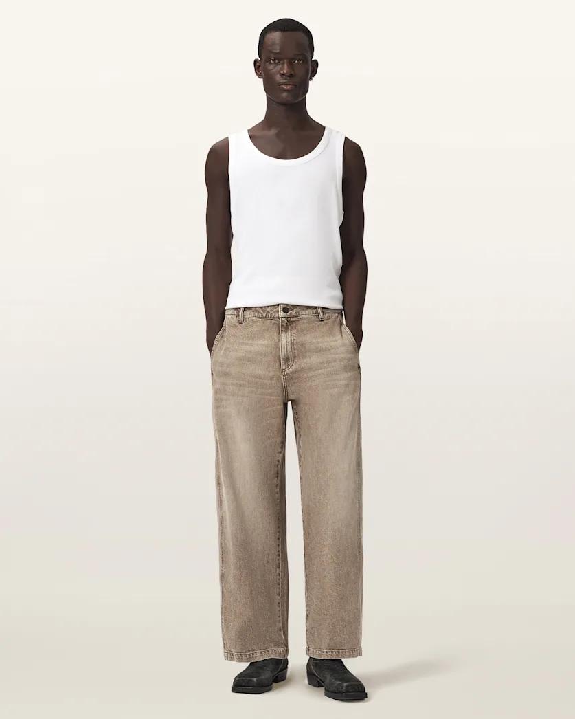 Raafi Barrel Leg Denim Jeans by ALLSAINTS