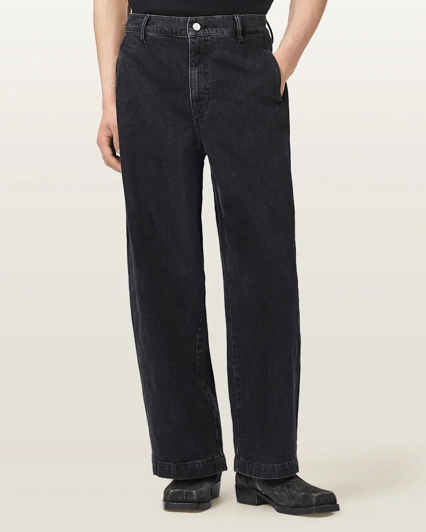 Raafi Barrel Leg Denim Jeans by ALLSAINTS