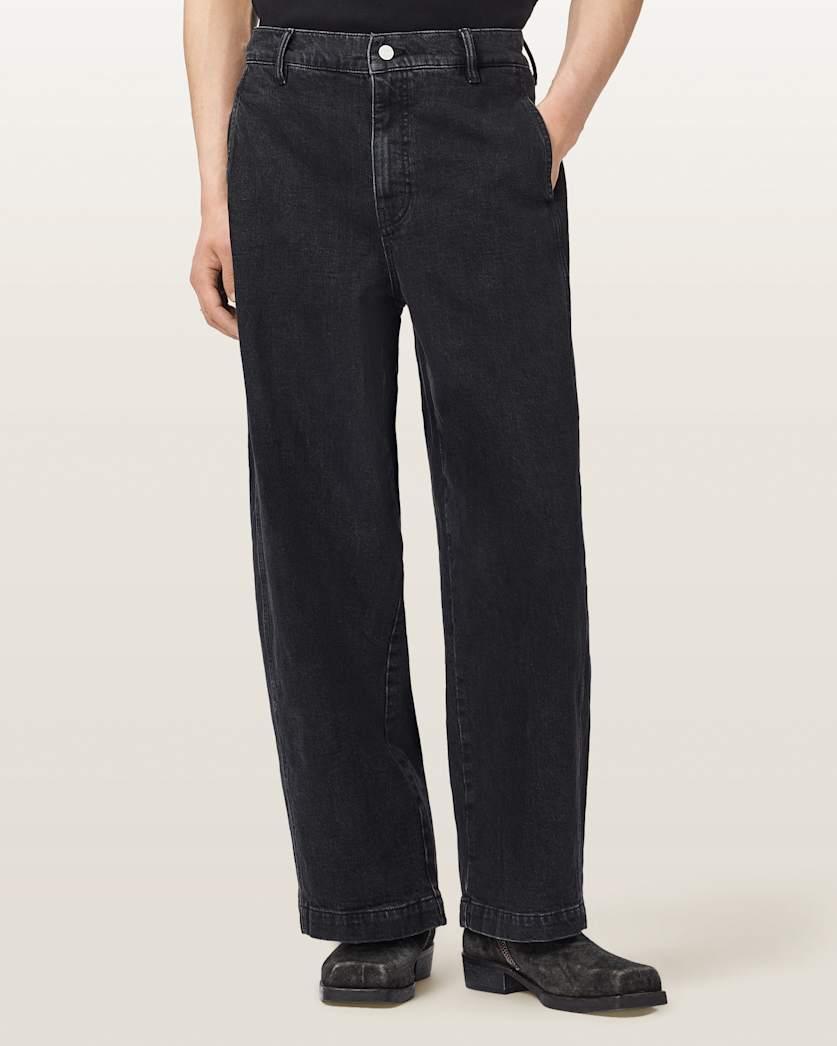 Raafi Barrel Leg Denim Jeans by ALLSAINTS