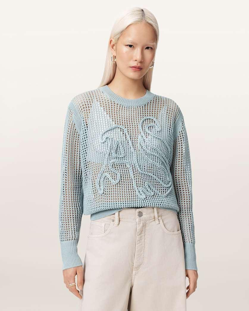 Raelyn Relaxed Fit Open Stitch Jumper by ALLSAINTS