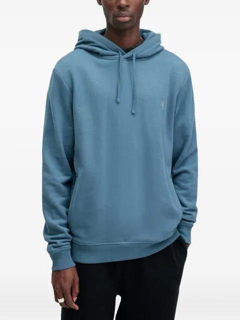 Raven logo-embroidered hoodie by ALLSAINTS