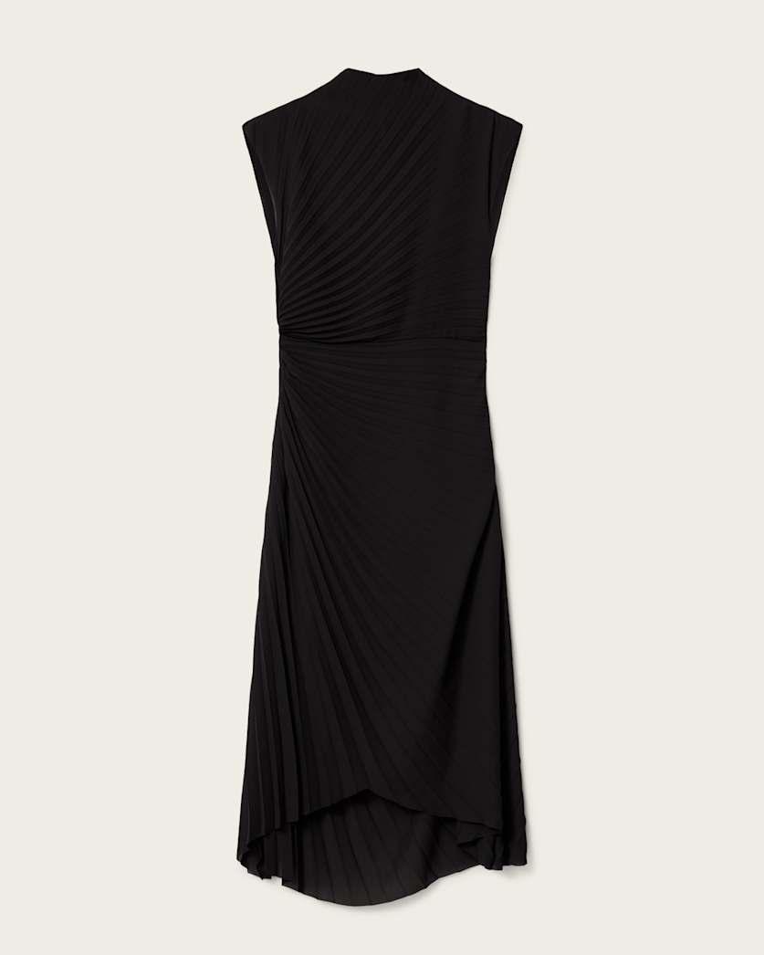 Rayanna Pleated Midi Dress by ALLSAINTS