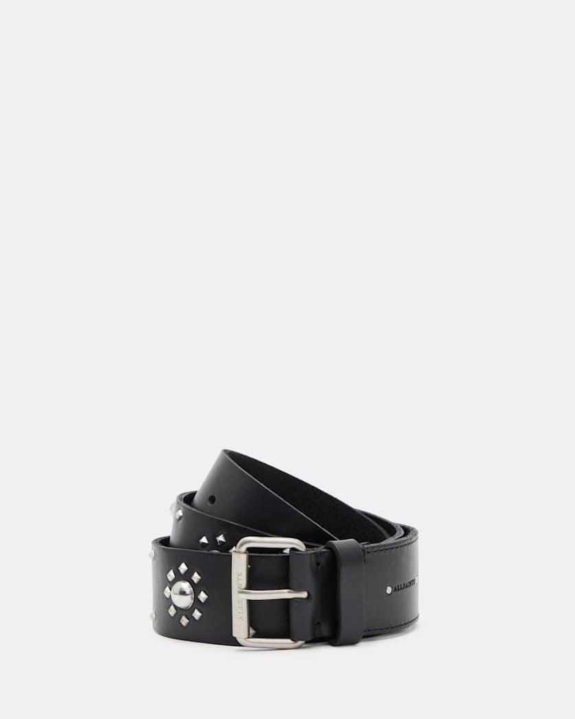 Rayen Studded Leather Belt by ALLSAINTS