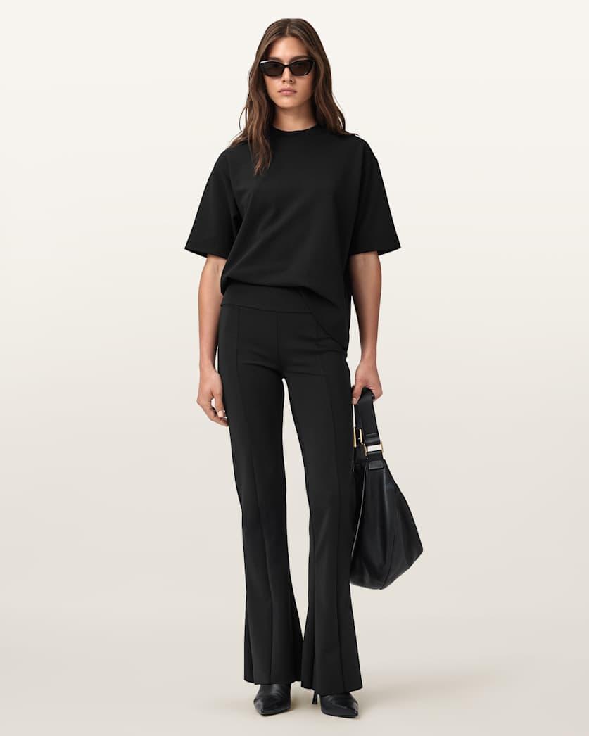 Rebecca Zip Flared Trousers by ALLSAINTS