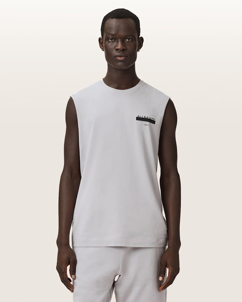 Redact Oversized Sleeveless T-Shirt by ALLSAINTS