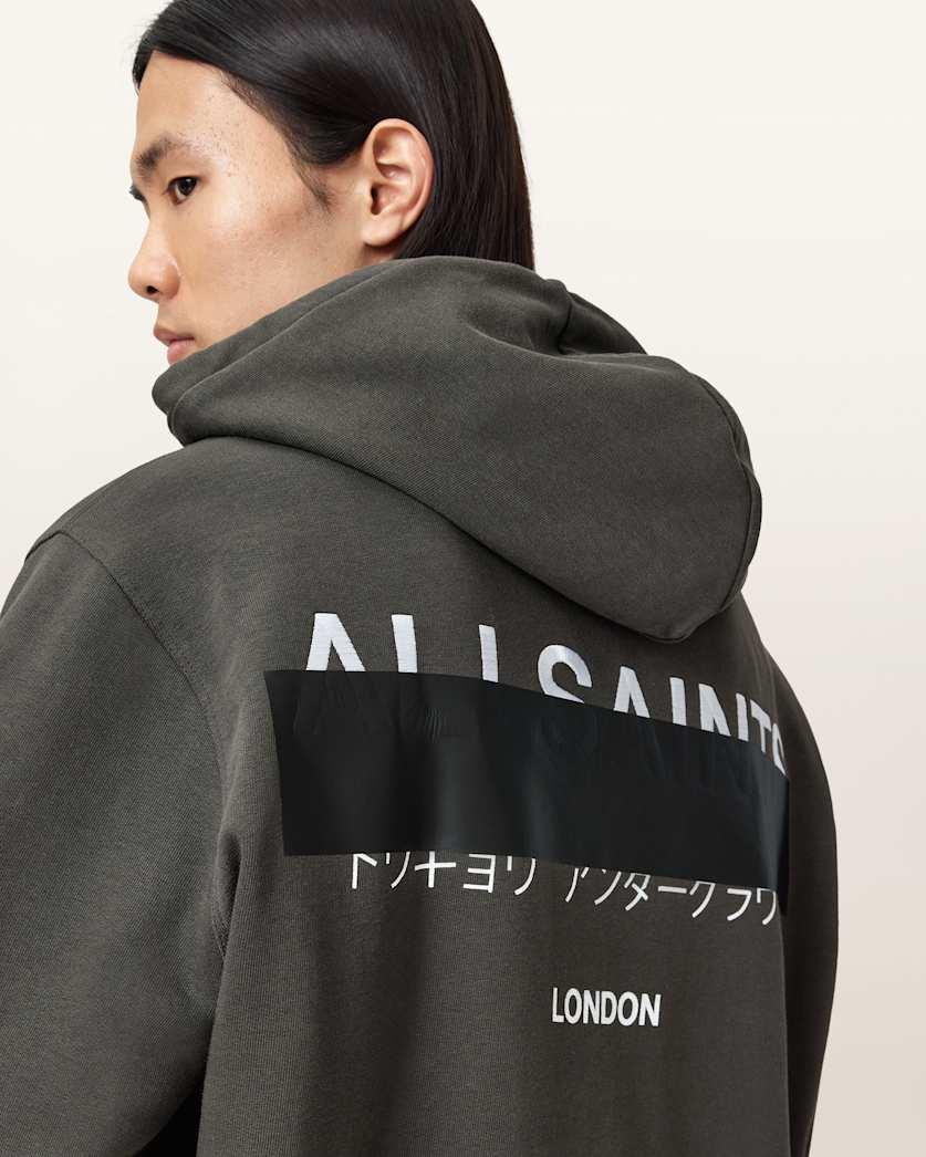 Redact Zip Up Hoodie by ALLSAINTS