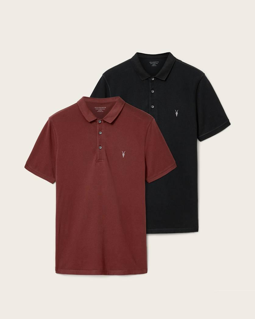 Reform Short-Sleeve Polo Shirt 2 Pack by ALLSAINTS