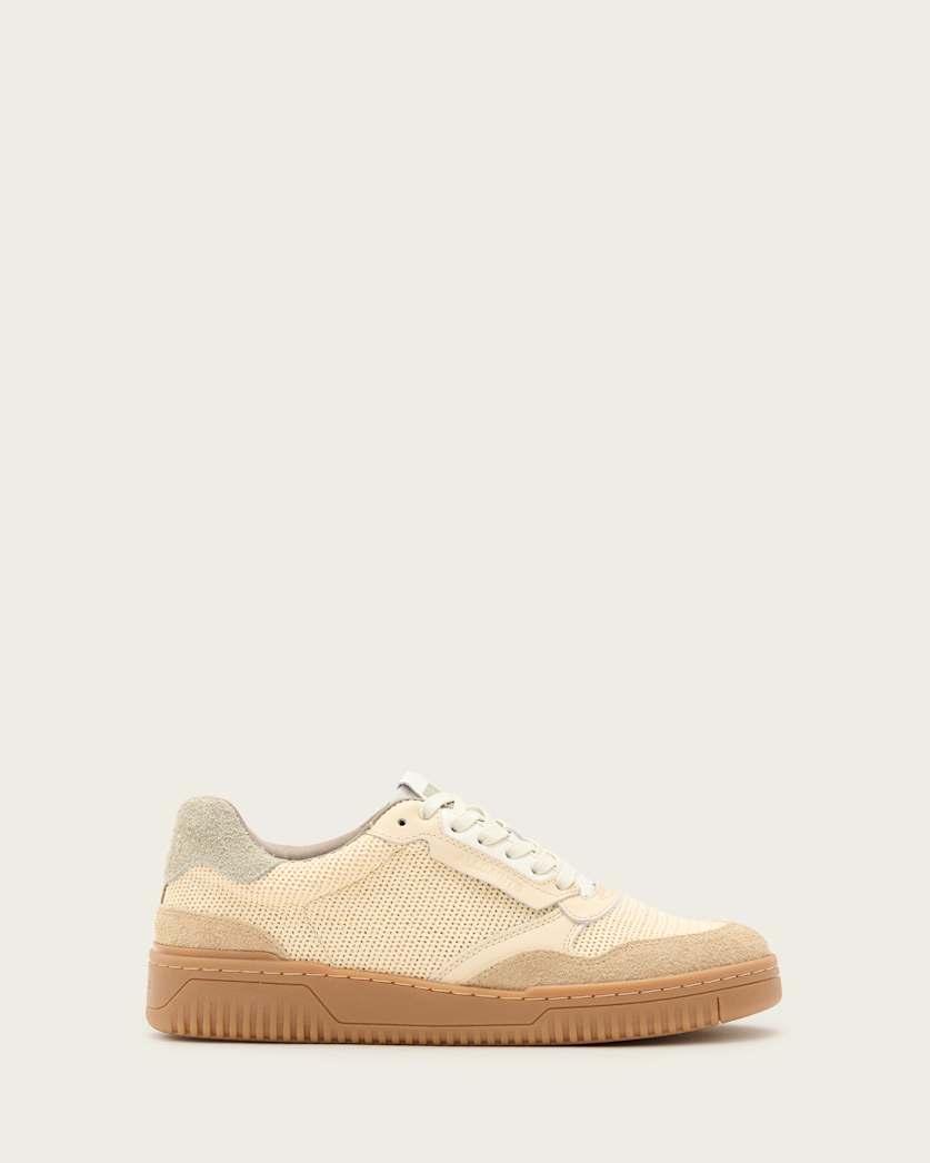 Regan Mesh And Suede Low Top Trainers by ALLSAINTS