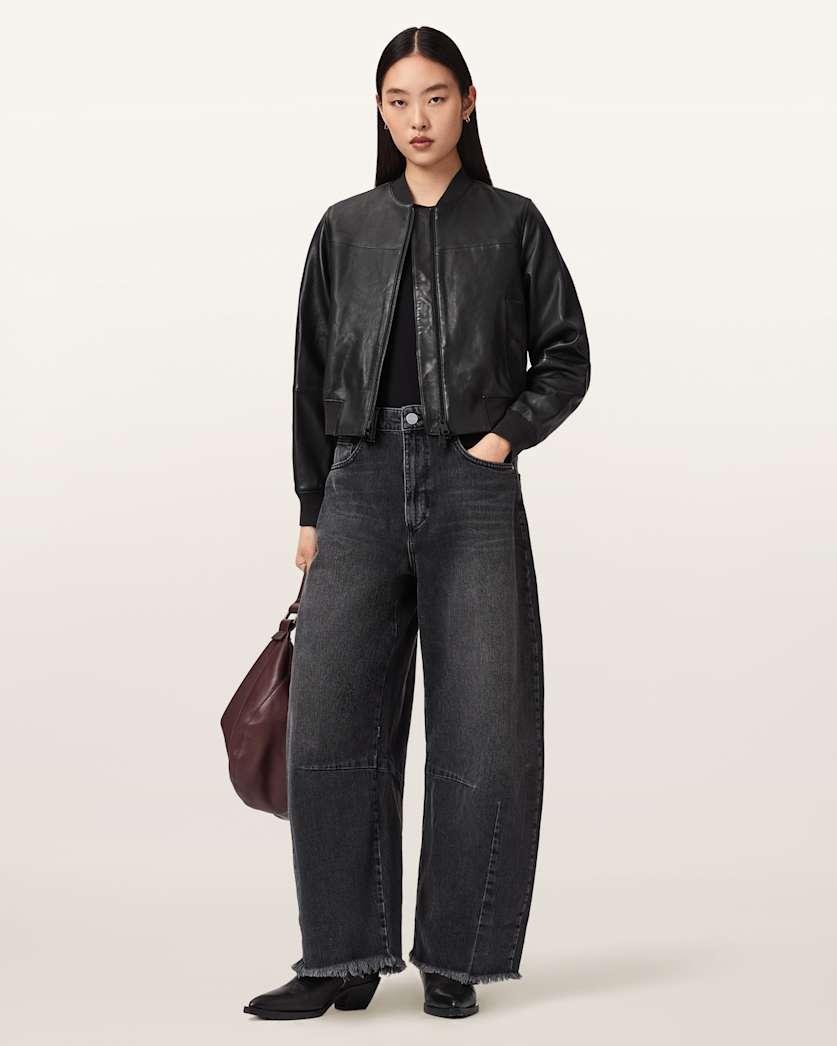 Repurpose Leather Bomber Jacket by ALLSAINTS