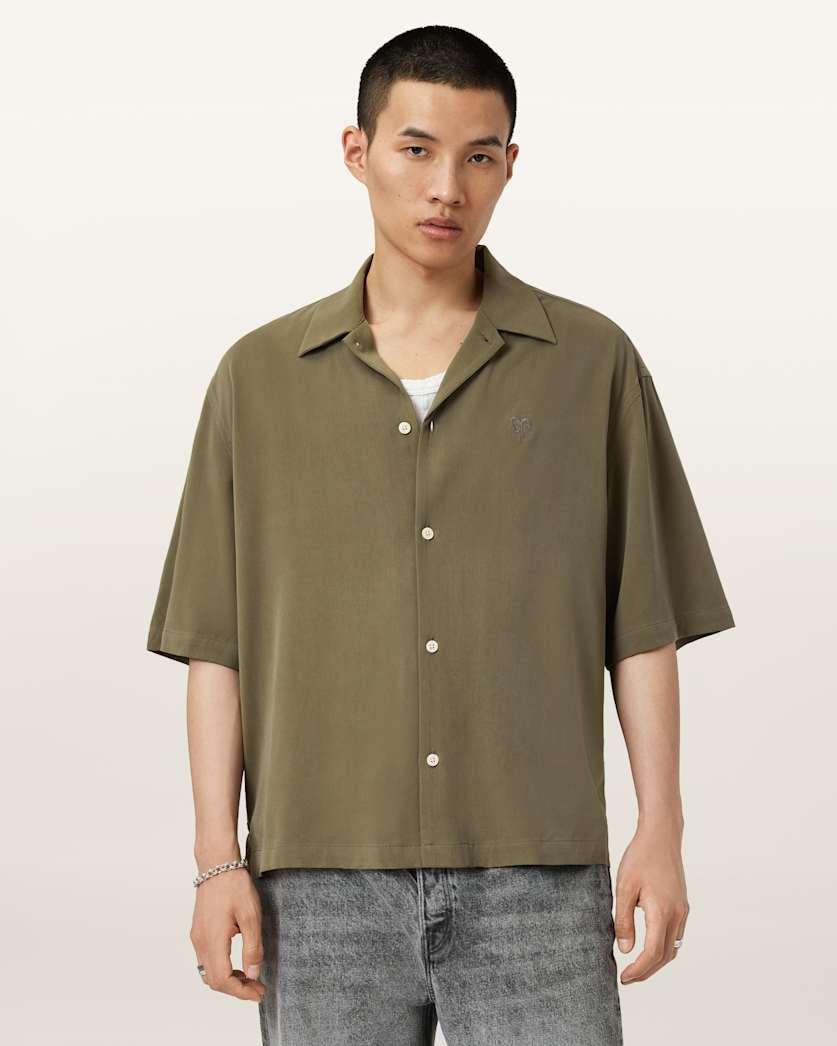 Rialto Oversized Short Sleeve Shirt by ALLSAINTS
