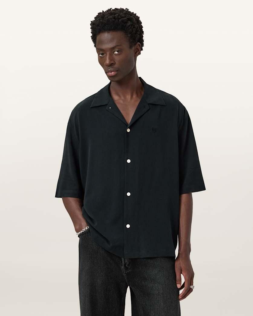 Rialto Oversized Short Sleeve Shirt by ALLSAINTS