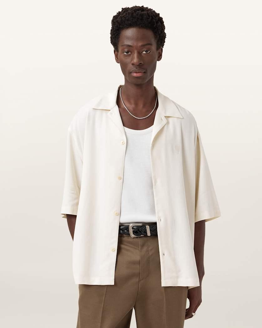 Rialto Oversized Short Sleeve Shirt by ALLSAINTS