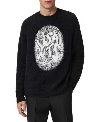 Ridges Oversized Crewneck Sweater by ALLSAINTS