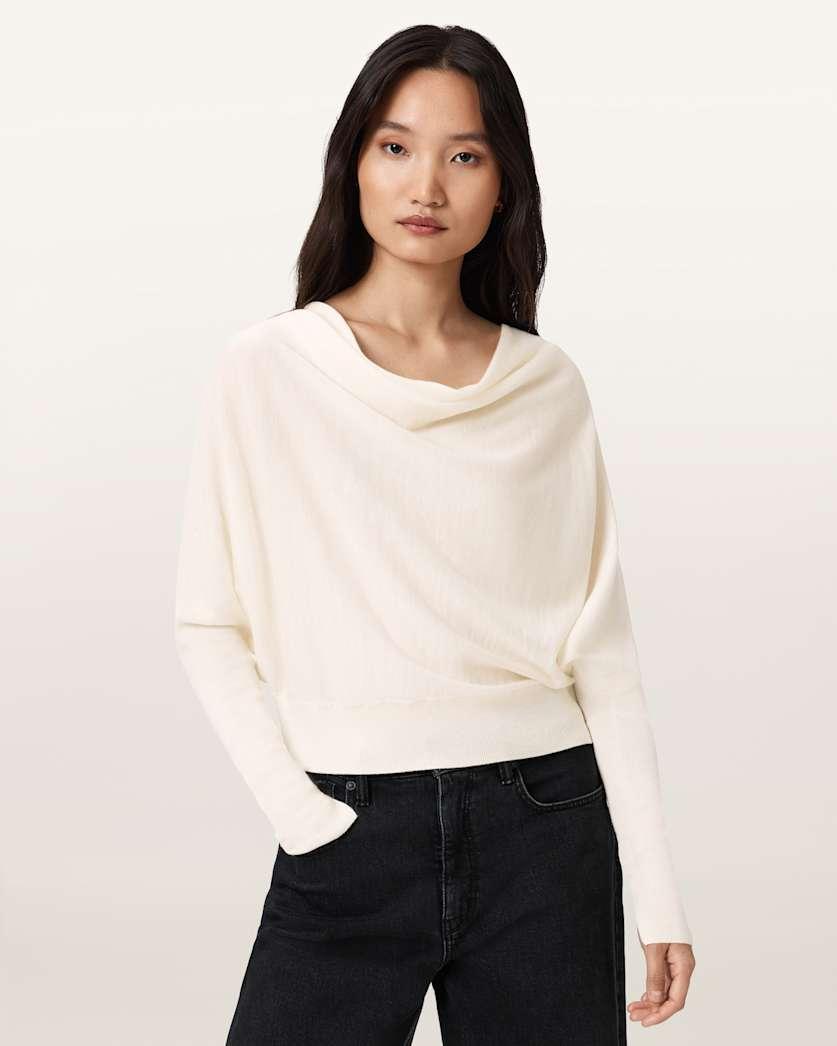 Ridley Cropped Wool Jumper by ALLSAINTS