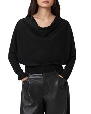 Ridley Merino Wool Cowl Neck Sweater by ALLSAINTS
