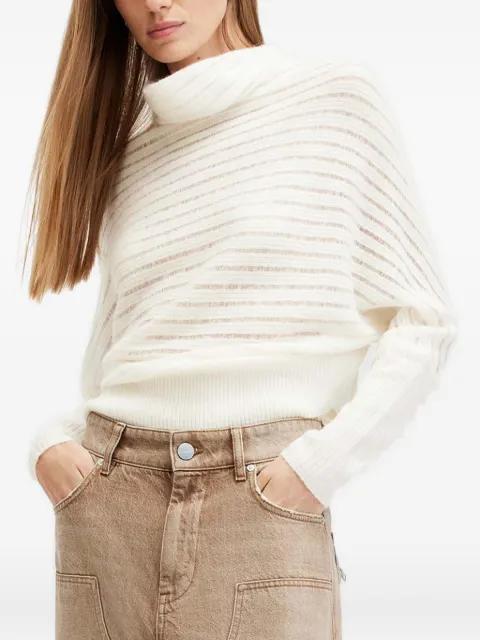 Ridley striped high-neck sweater by ALLSAINTS