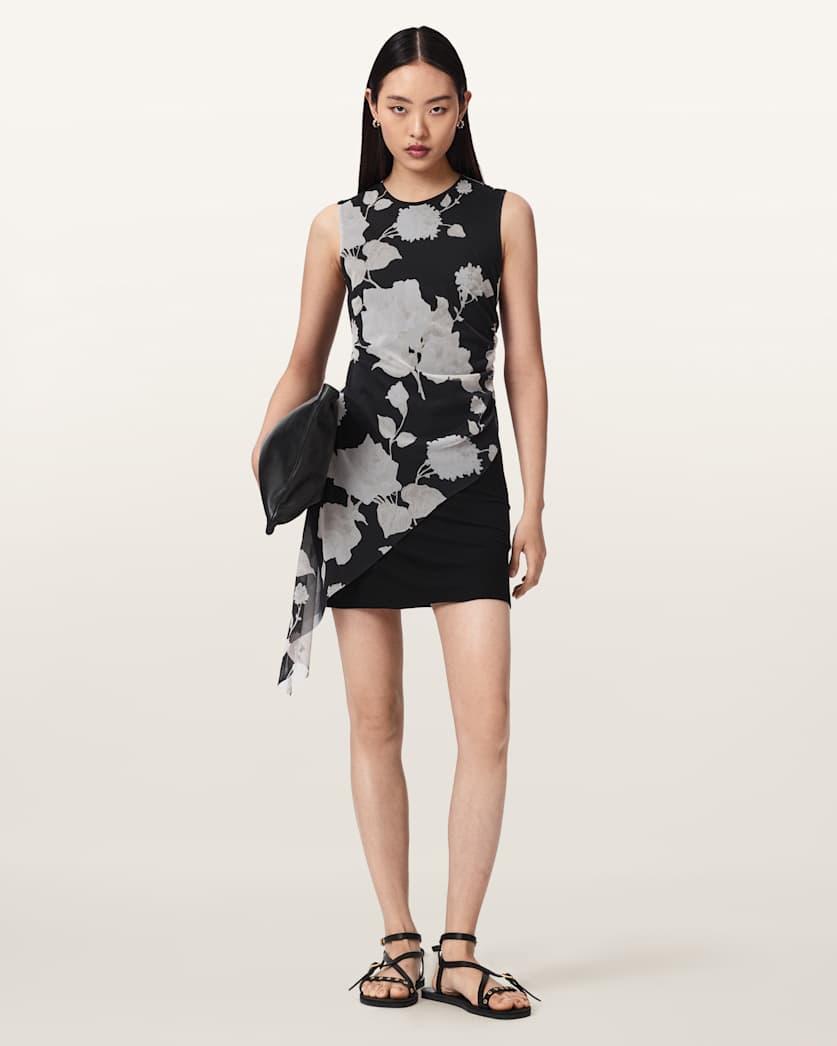 Riley Slim Fit Floral Mini Dress by ALLSAINTS