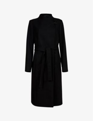 Riley recycled wool-blend coat by ALLSAINTS