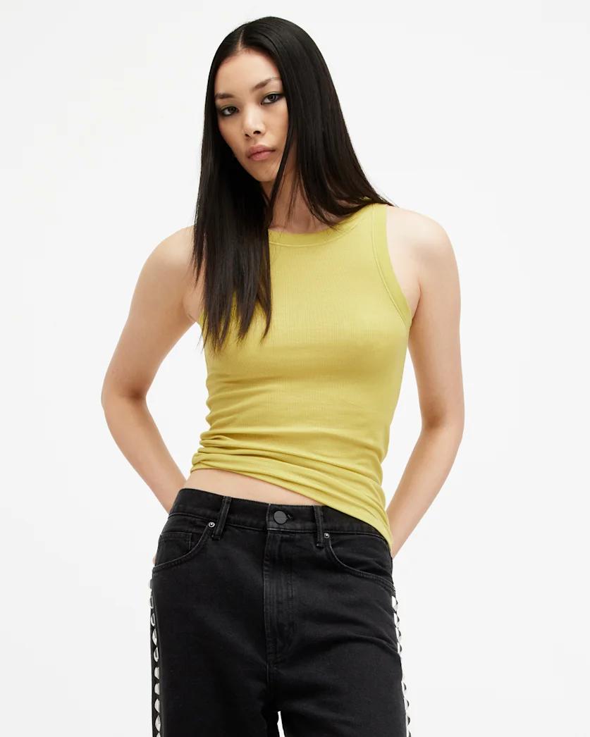 Rina Crew Neck Sleeveless Tank Top by ALLSAINTS