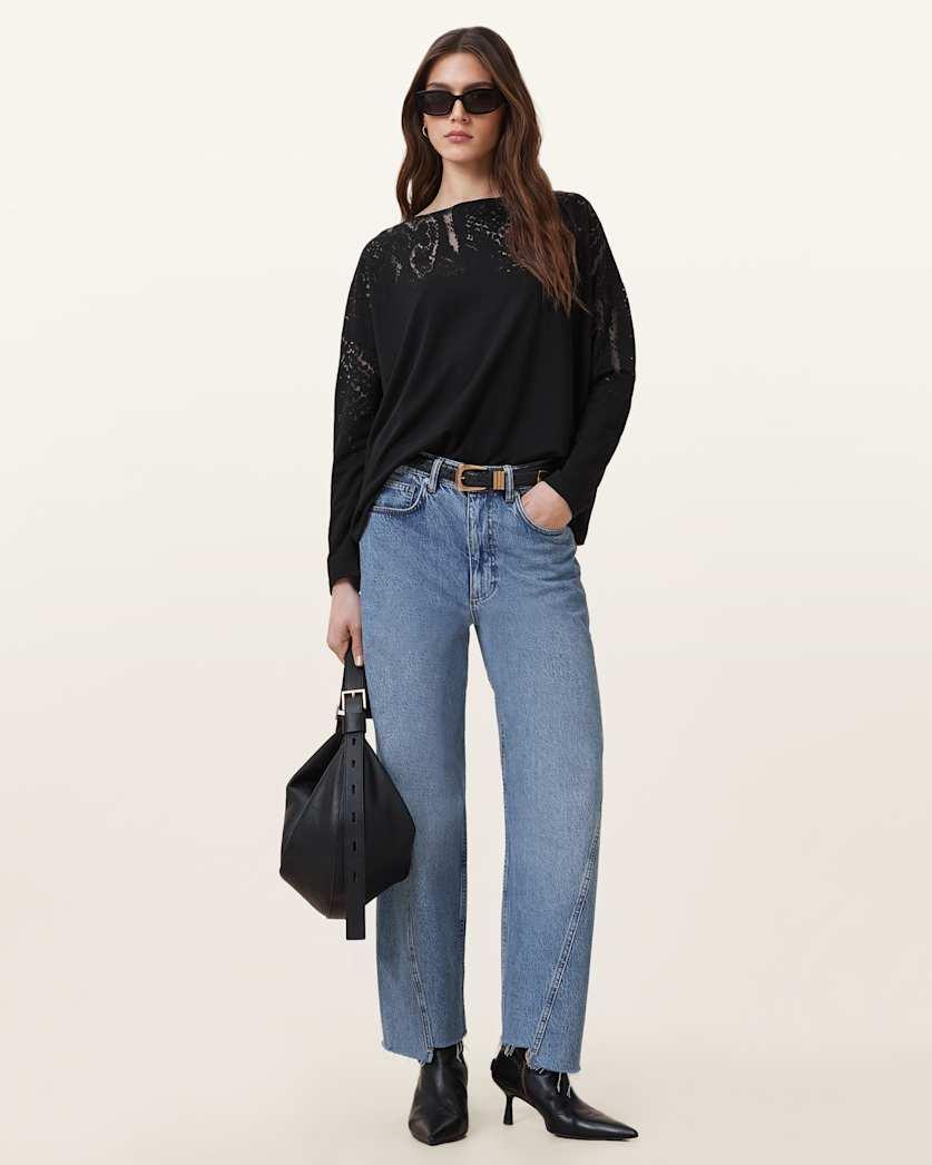 Rita Relaxed Fit Snake Print T-Shirt by ALLSAINTS