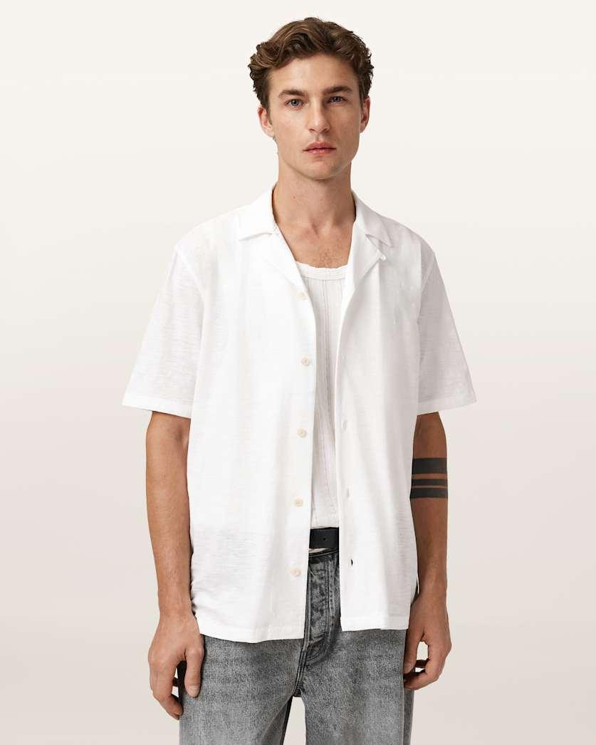 Robson Short Sleeve Ramskull Shirt by ALLSAINTS