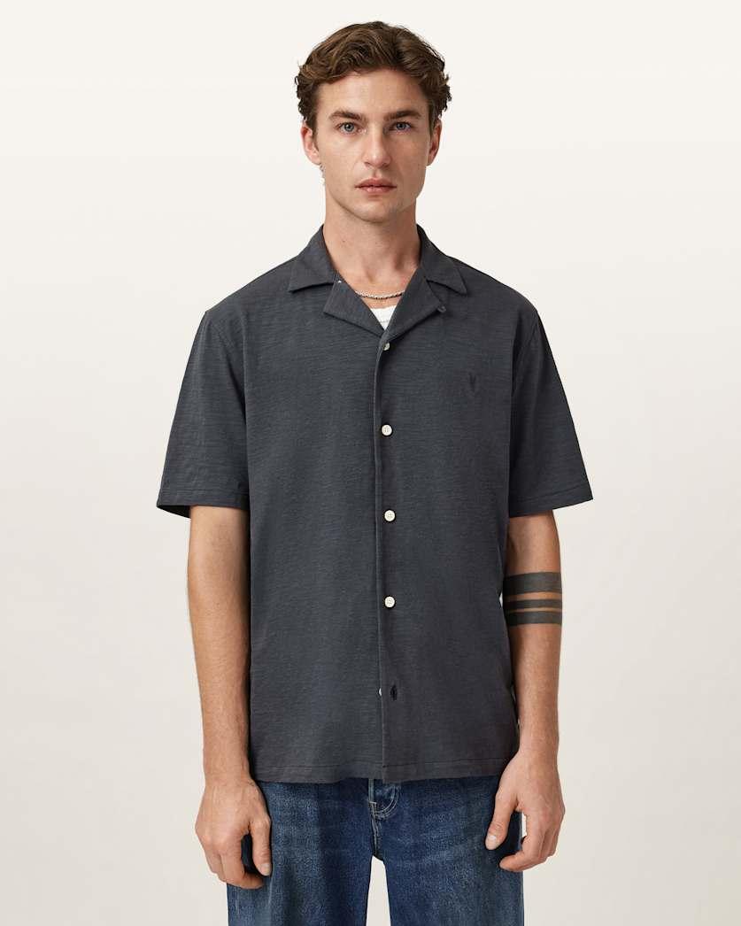 Robson Short Sleeve Ramskull Shirt by ALLSAINTS