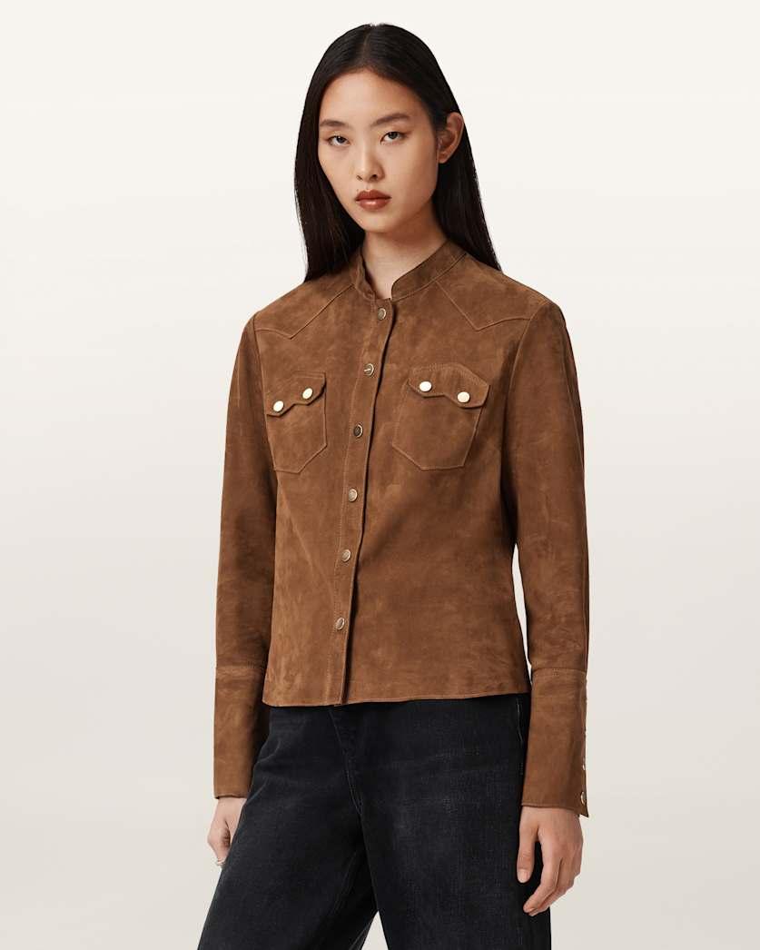 Rock Suede Shirt by ALLSAINTS