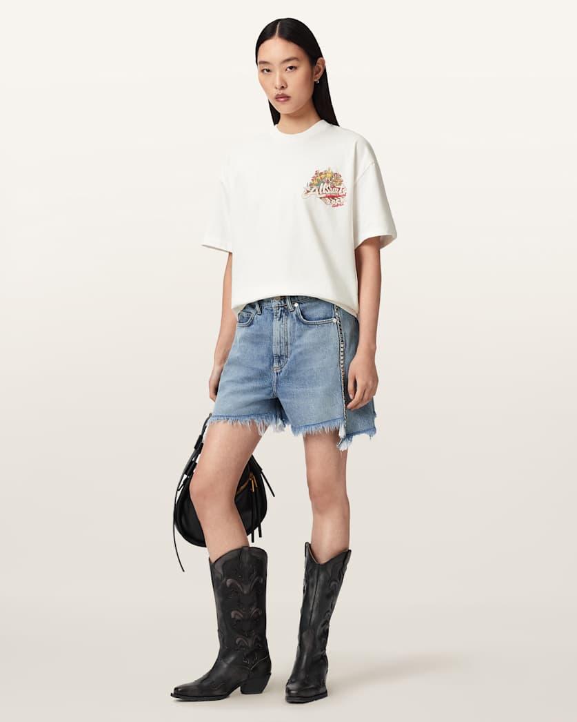 Roque Oversized Etta Cotton T-Shirt by ALLSAINTS