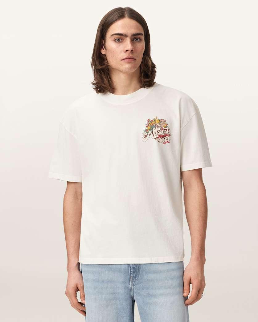 Roque Short Sleeve Oversized Crew Neck T-Shirt by ALLSAINTS
