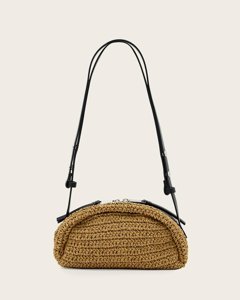 Rosalie Arc Woven Crossbody Bag by ALLSAINTS