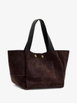 Rosalie suede-finish tote bag by ALLSAINTS Rosalie suede-finish tote bag by ALLSAINTS