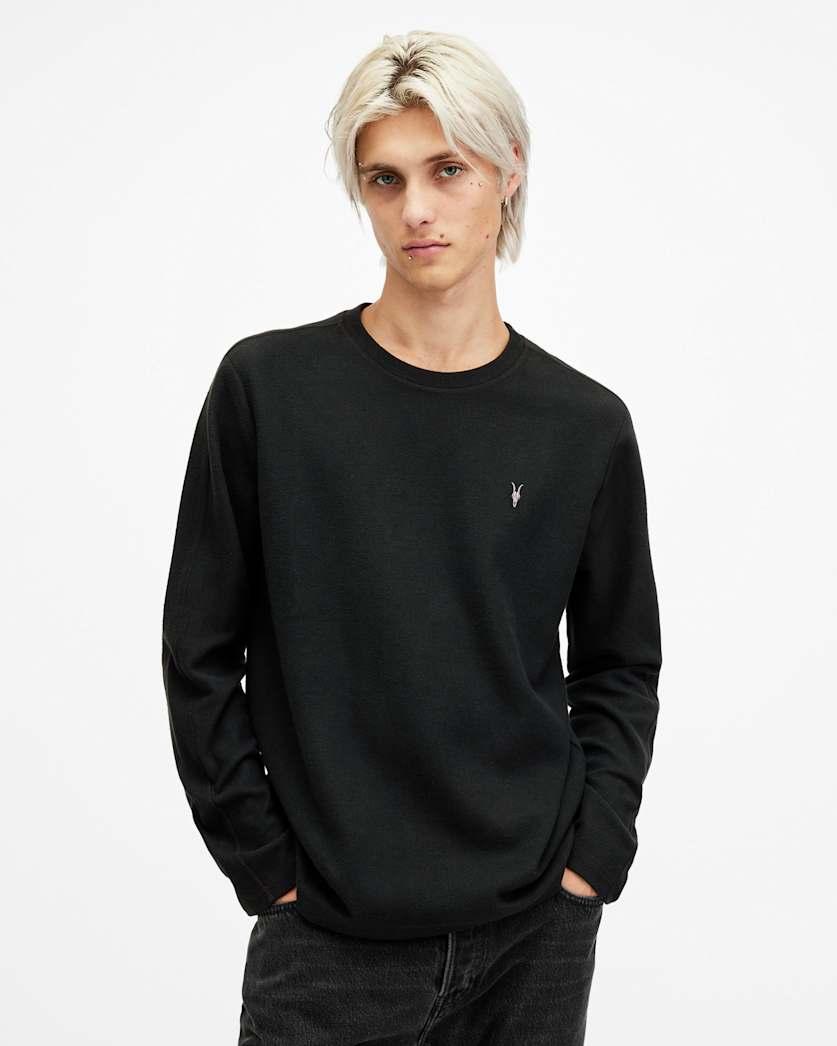 Rowe Long Sleeve Ramskull Crew by ALLSAINTS