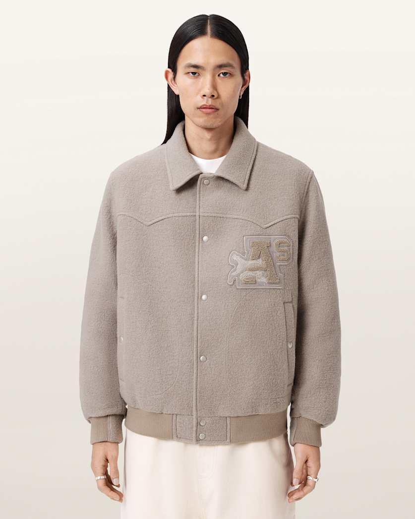 Royce Wadded Patch Jacket by ALLSAINTS