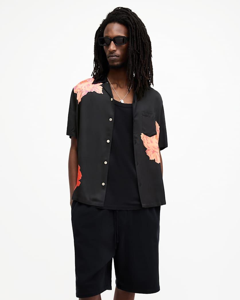 Roze Floral Print Relaxed Fit Shirt by ALLSAINTS