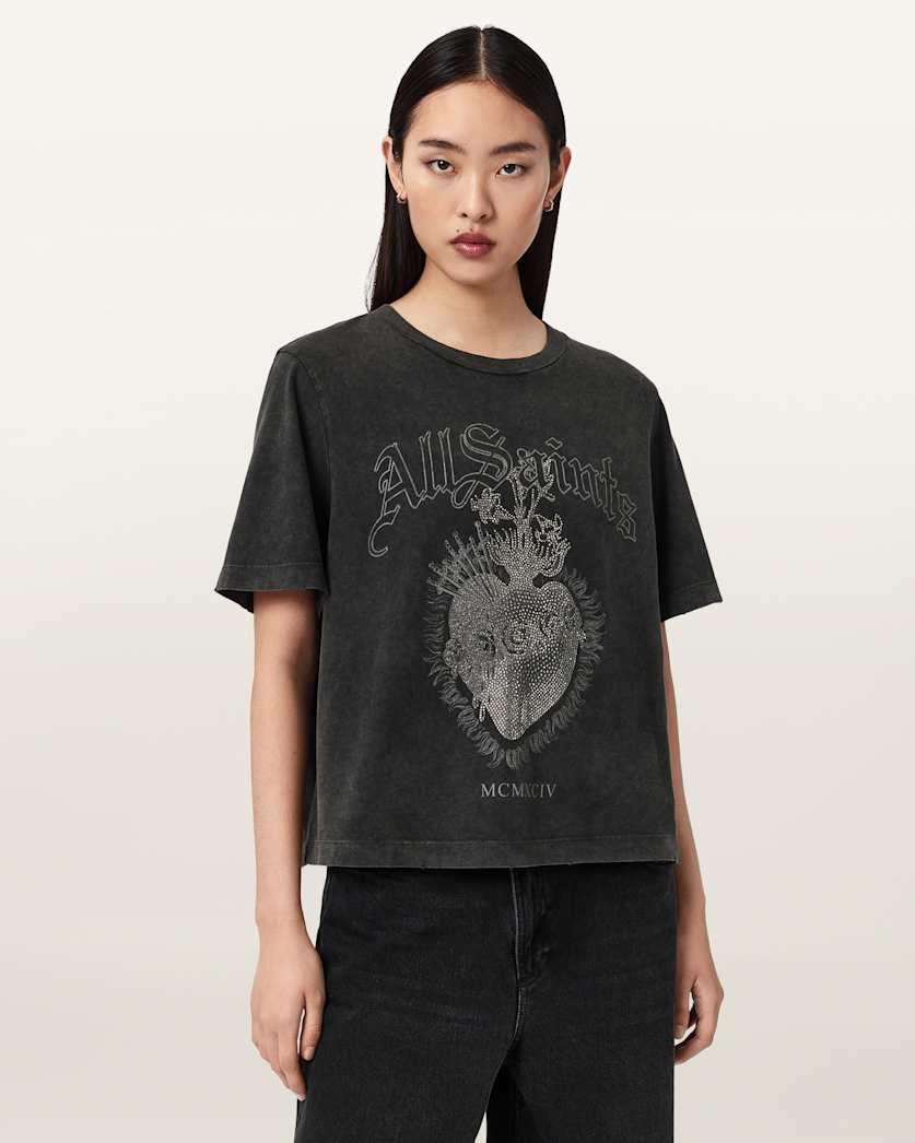 Sabbath Lisa Boxy Graphic T-Shirt by ALLSAINTS