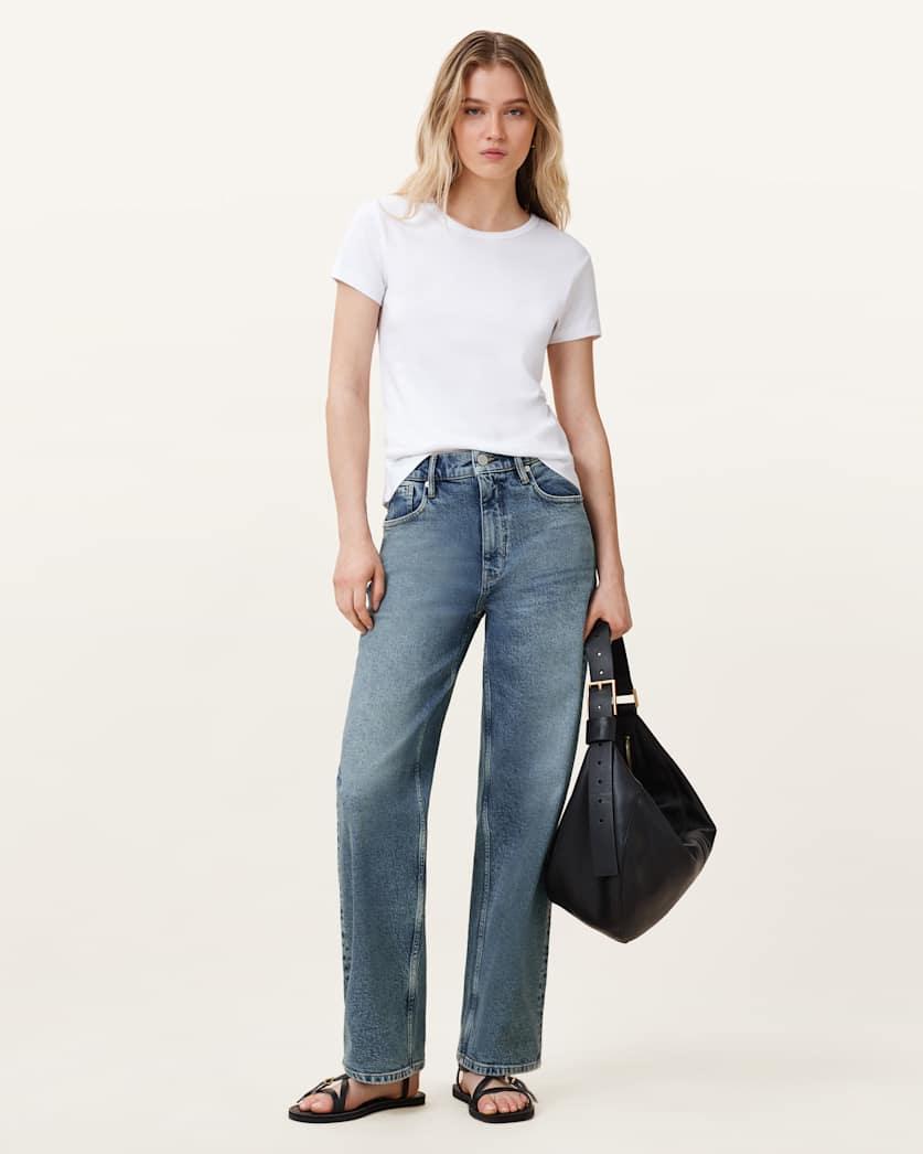 Sadie Barrel Leg Denim Jeans by ALLSAINTS