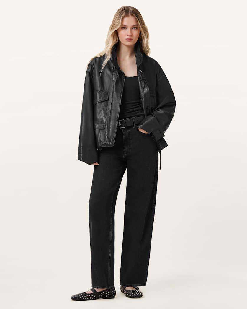 Sadie Barrel Leg Denim Jeans by ALLSAINTS