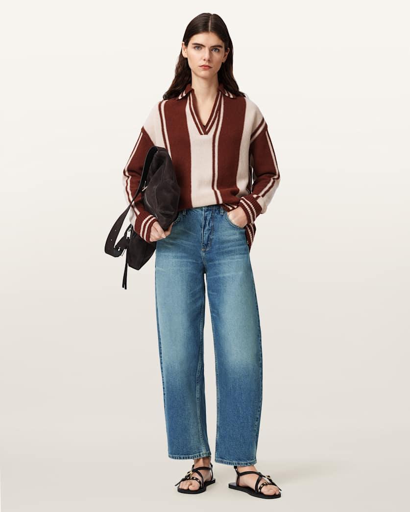 Sadie Barrel Leg Denim Jeans by ALLSAINTS