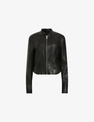 Sadler Slim-Fit Leather Jacket by ALLSAINTS