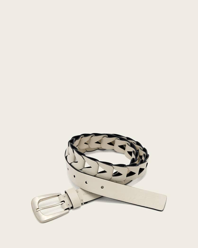 Sage Cut Out Leather Belt by ALLSAINTS