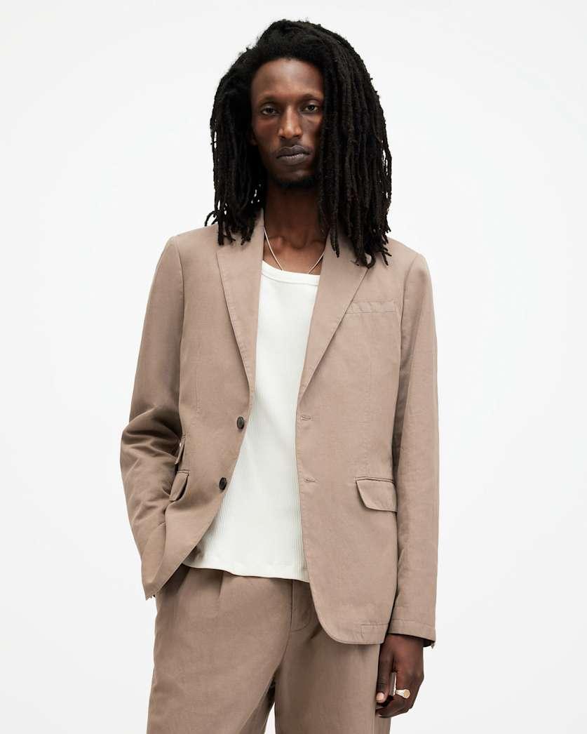Sainte Linen Blend Blazer by ALLSAINTS